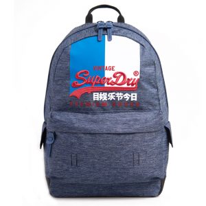 Superdry Vintage Logo Montana Backpack Dark Navy Marl