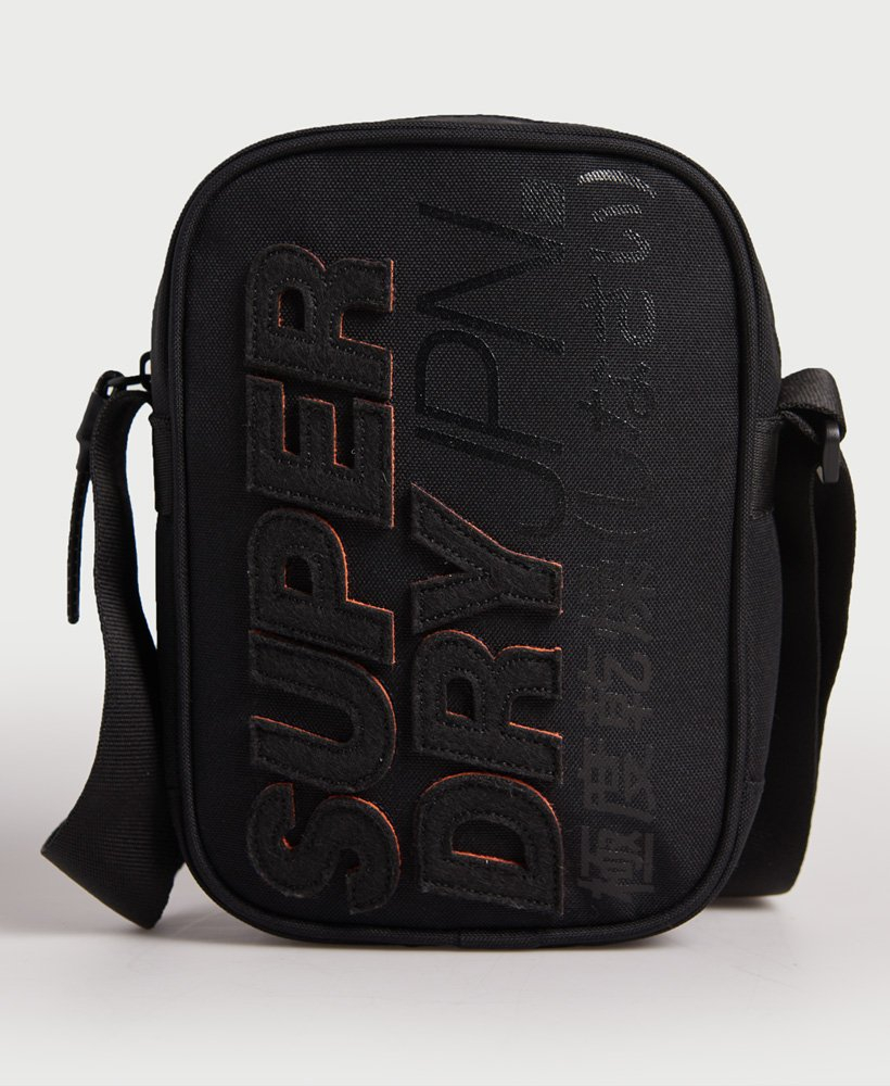 Superdry Montauk Side Bag Black Superdry Montauk Side Bag Black