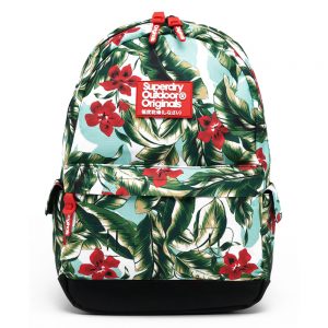 Superdry Montana Vintage Hawaiin Backpack Mint Indo Leaf