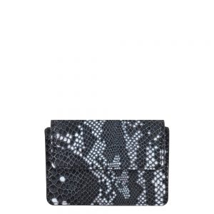 Cowboysbag X Bobbie Bodt Wallet Peridot Snake Black And White