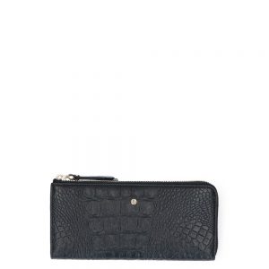 FMME Wallet Large Croco Black