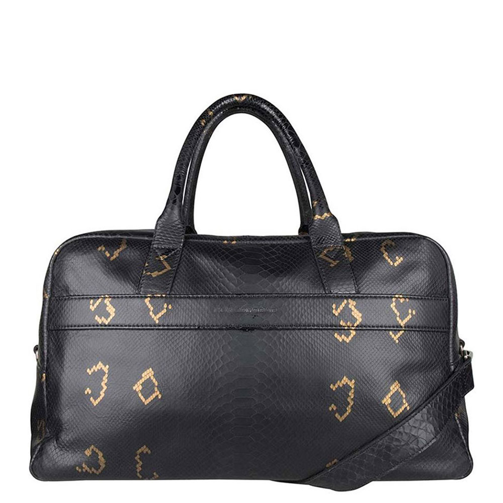 Cowboysbag X Bobbie Bodt Weekender Snake Black And Gold Cowboysbag X Bobbie Bodt Weekender Snake Black And Gold