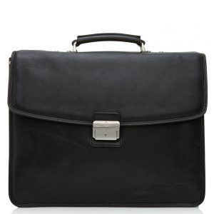 Castelijn & Beerens Verona 3-Vaks Laptoptas 15.6'' Zwart