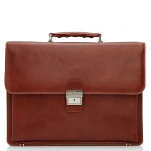Castelijn & Beerens Realta RFID Laptoptas 15.4'' Cognac